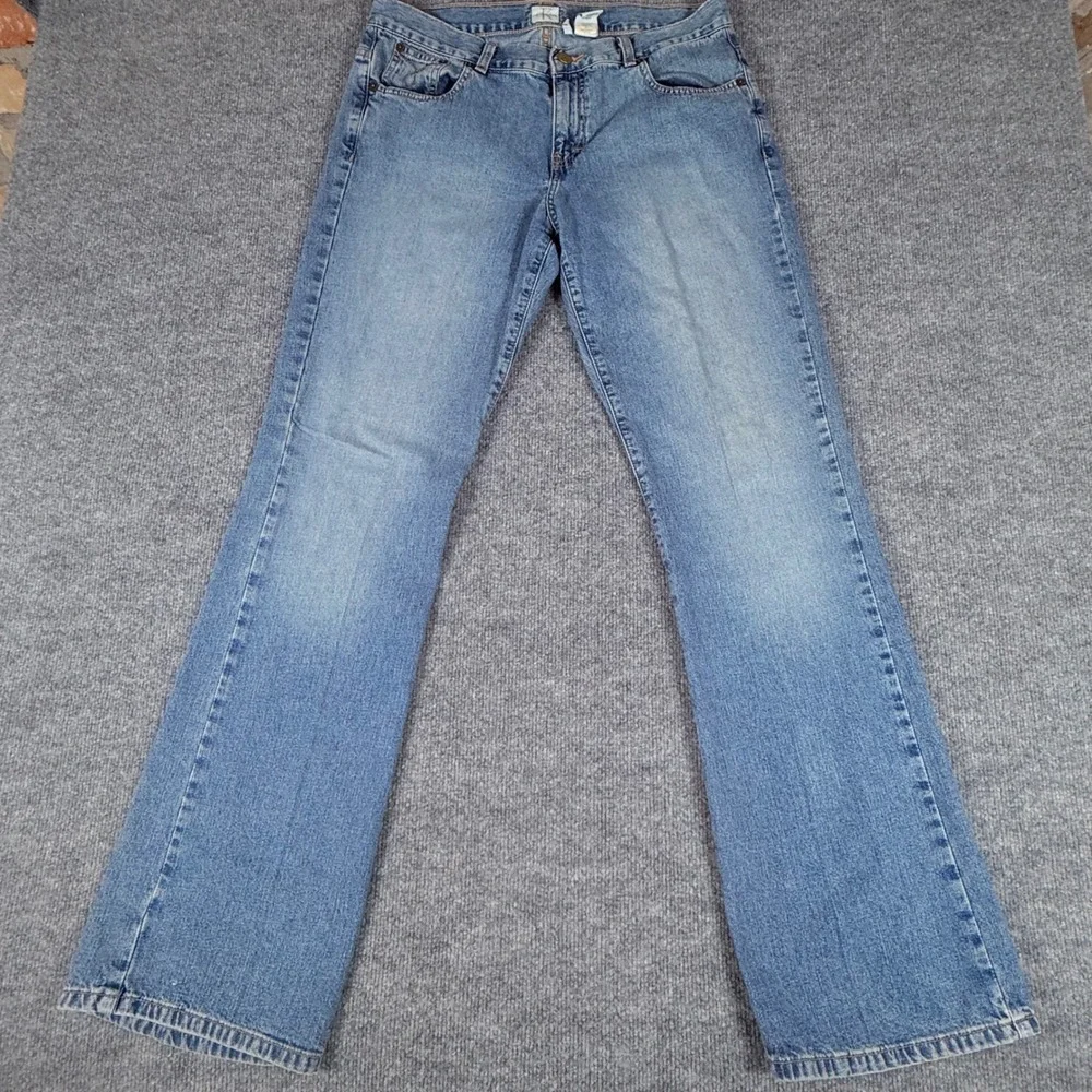 Y2K Calvin Klein Jeans Women Sz 11 Light Wash True Boot Cut Classic Denim Pants - Picture 2 of 10